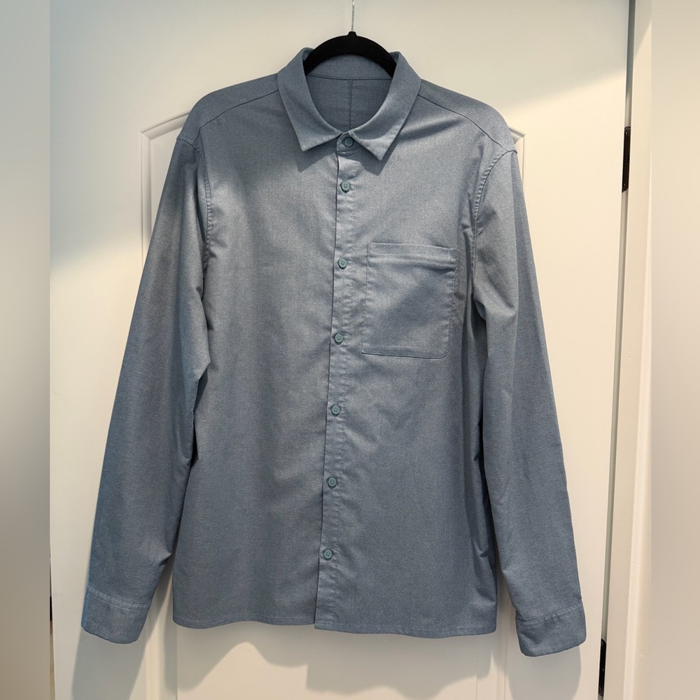 Men’s Lululemon Button Down Denim Look